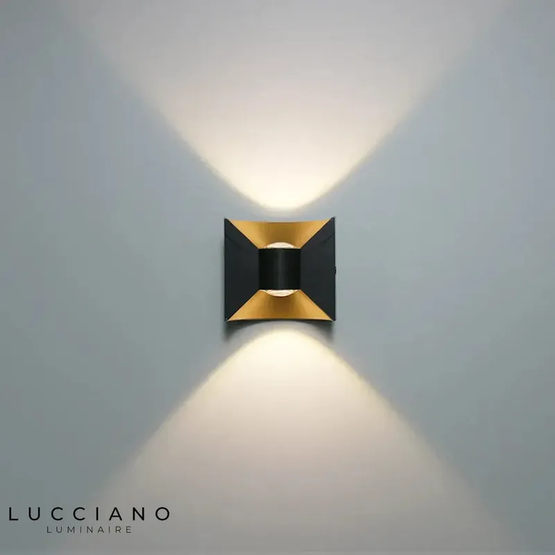 Waterproof wall lights for gardens and driveways