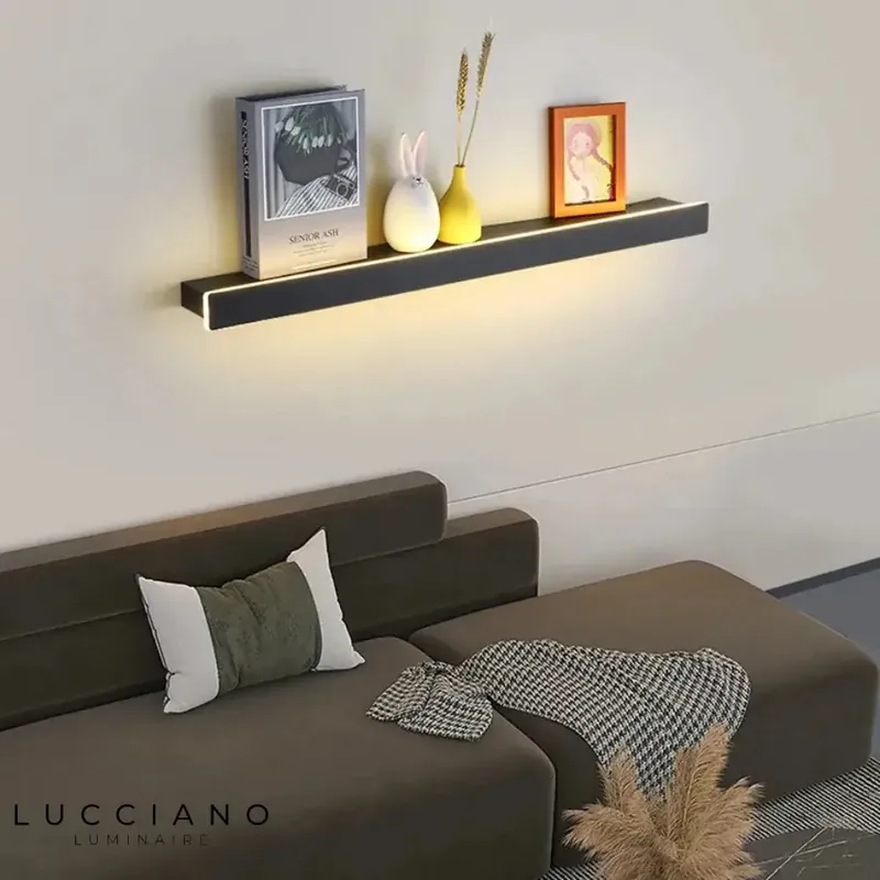 Decorative indoor LED wall light