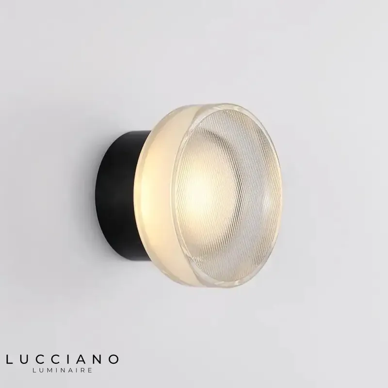 Sleek modern unique design LED wall light.