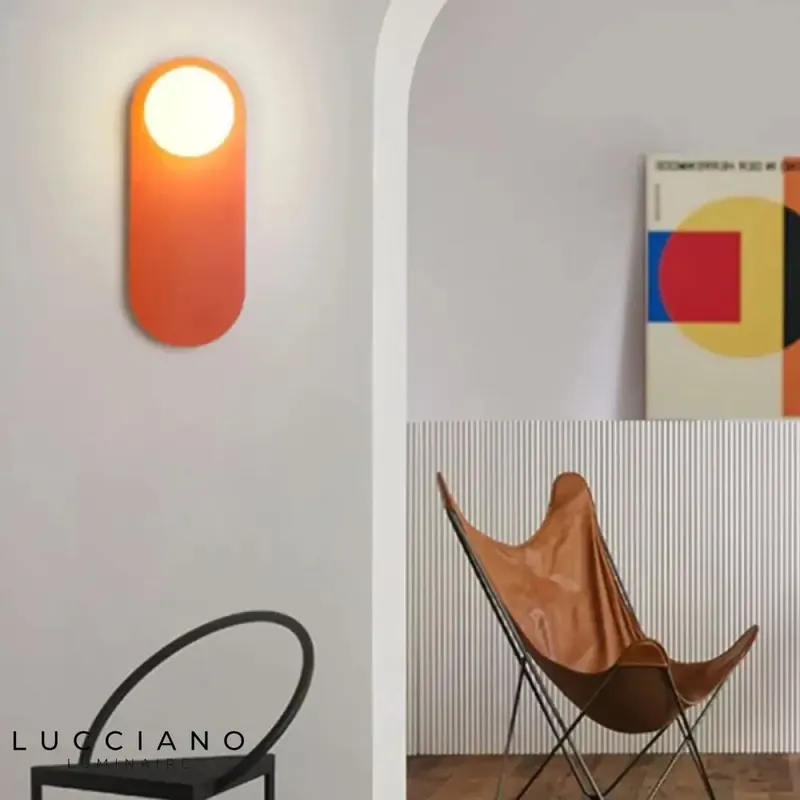 Sleek LED wall light, contemporary design.