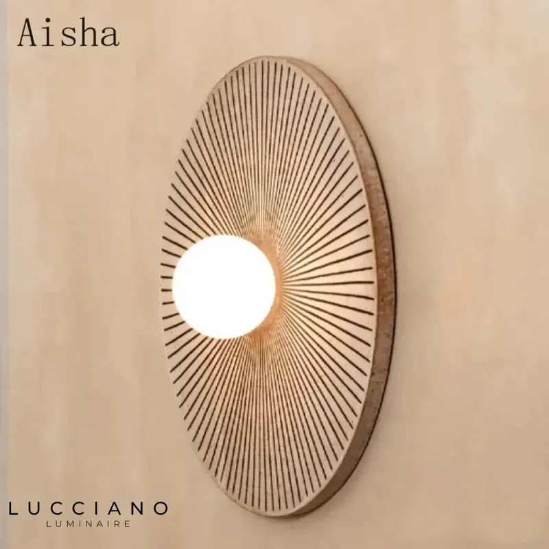 Raw resin wall light, minimalist elegance.
