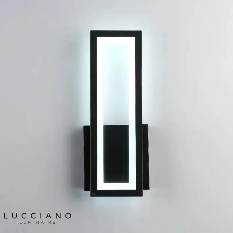 Modern chic sleek design wall light
