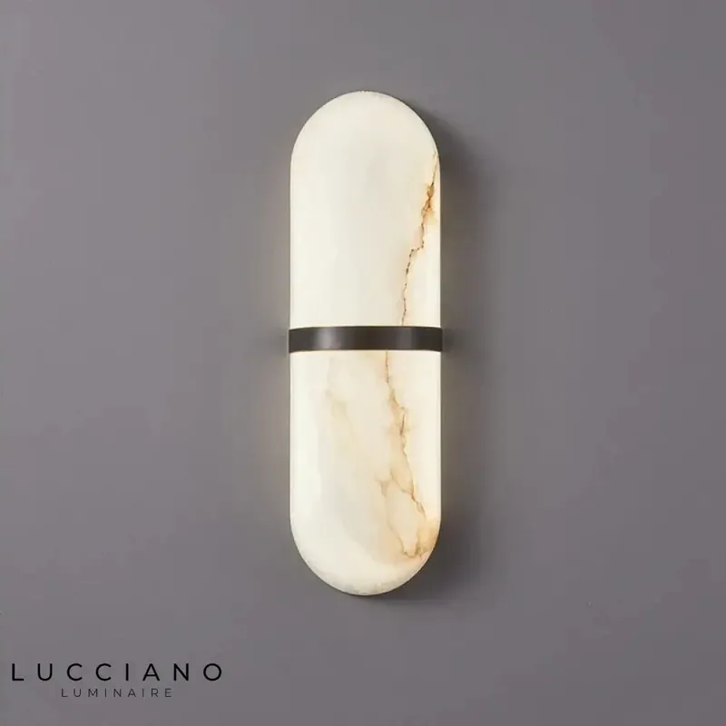 Sleek LED wall light with a clean design.