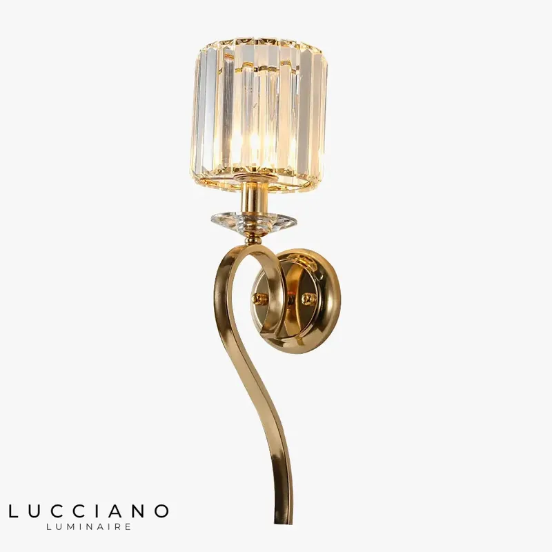 Biewalk - elegant crystalline designer wall lamp