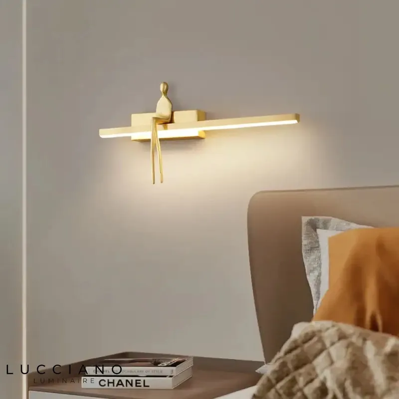 Contemporary design LED wall light
