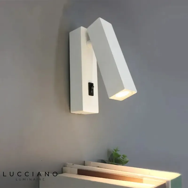 Stylish LED reading wall light.