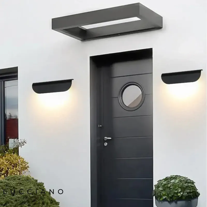 Ultra-sleek waterproof LED wall light