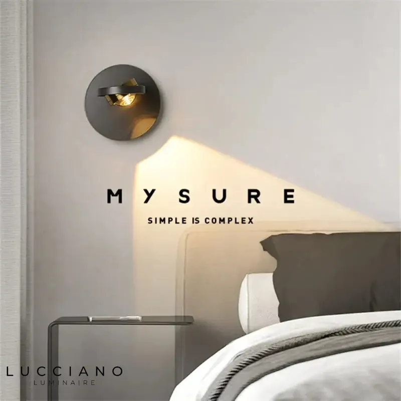 Sleek minimalist LED wall light