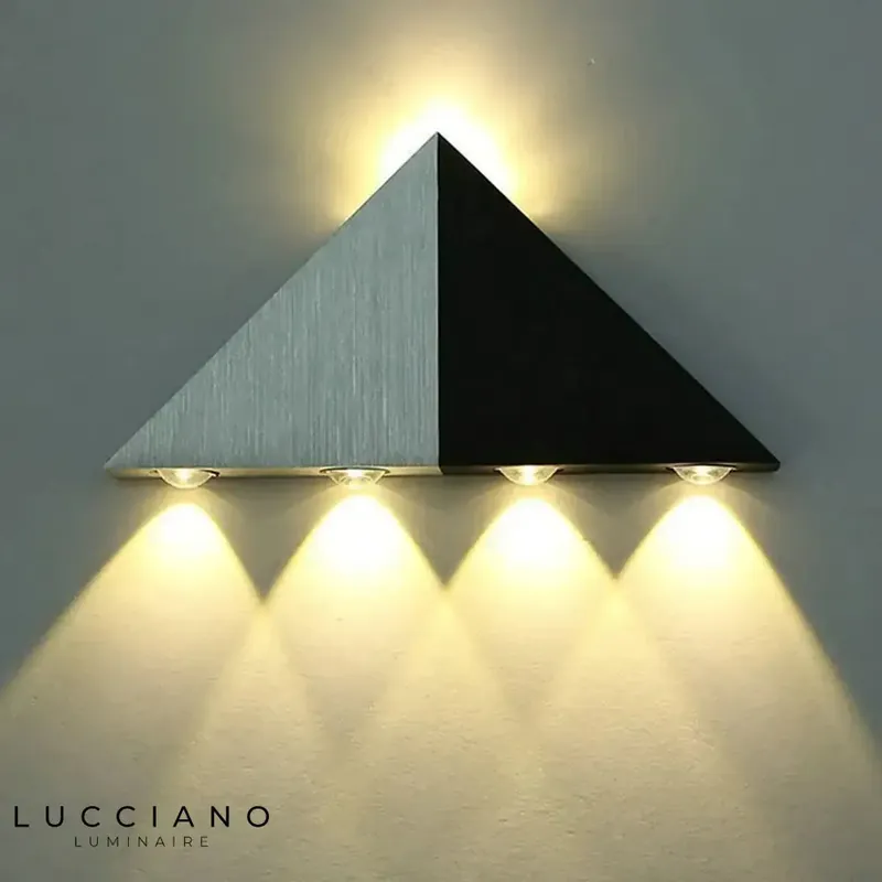 5W Brushed Black Elegant Modern Wall Light