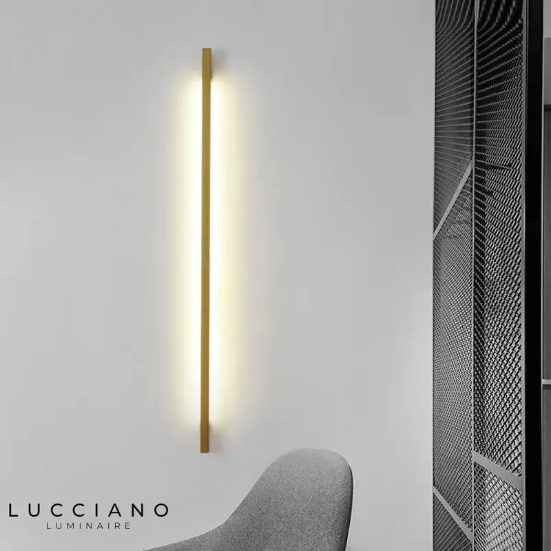 Contemporary minimalist LED wall light