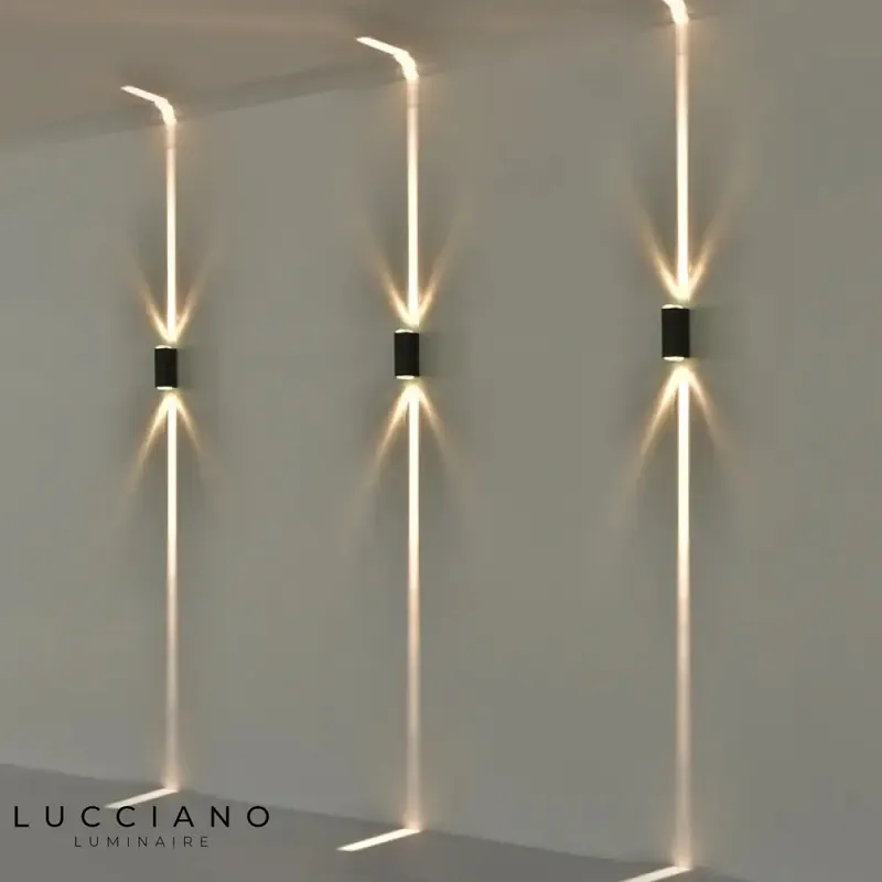 Bright and elegant LED wall light.