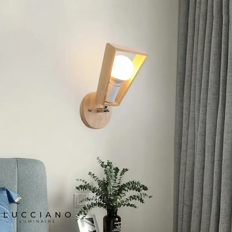 Warm elegant minimalist Nordic wall light