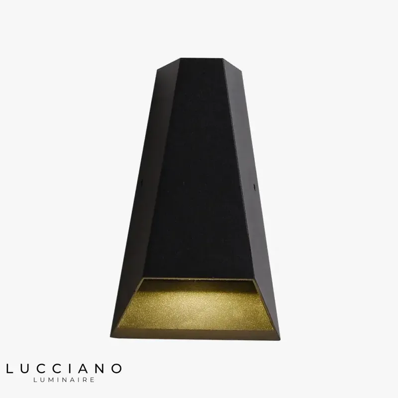 designer outdoor wall light aluminum tempered glass