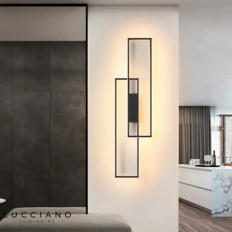 Stylish unique design LED wall light.