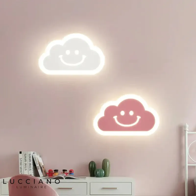 Colorful and playful LED wall light