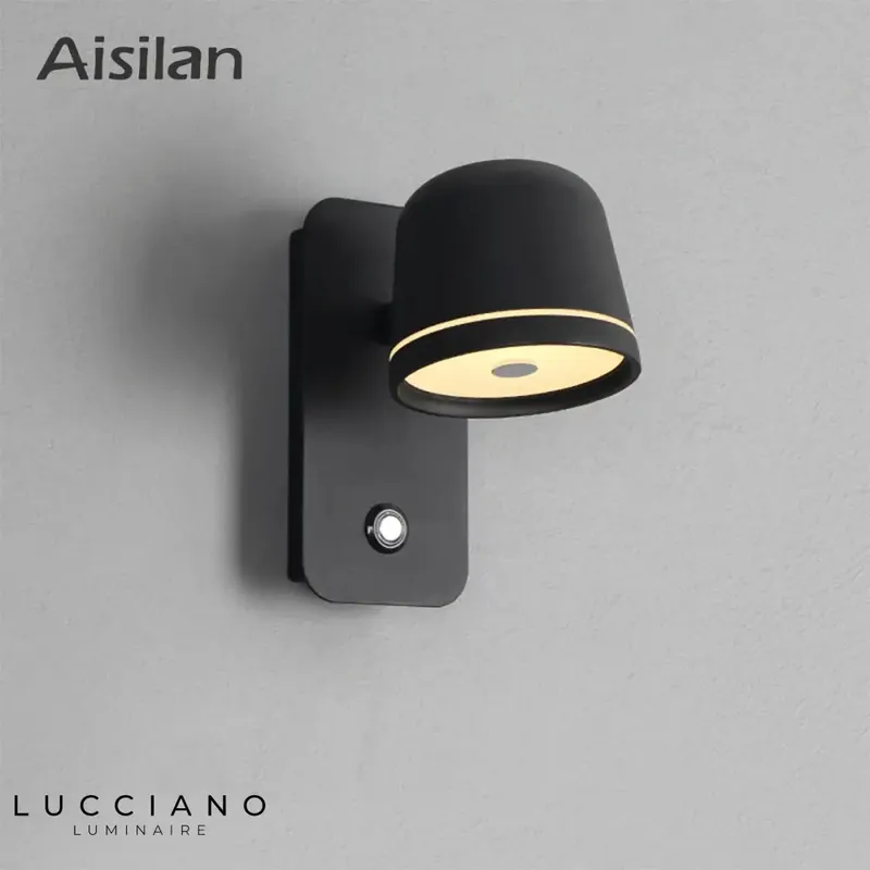 Sleek modern design LED wall light