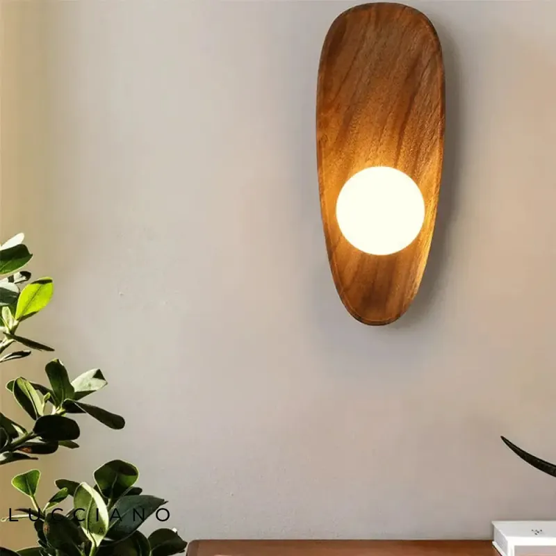 Sleek LED wall light, Japanese elegance.