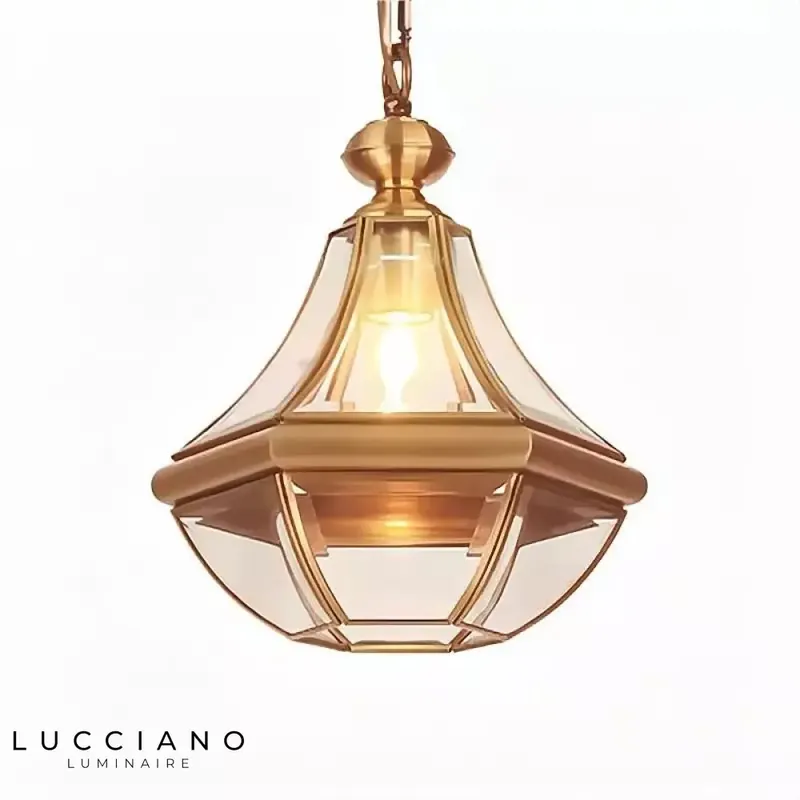 Vintage Design Rustic Wall Lamp Copper Exterior