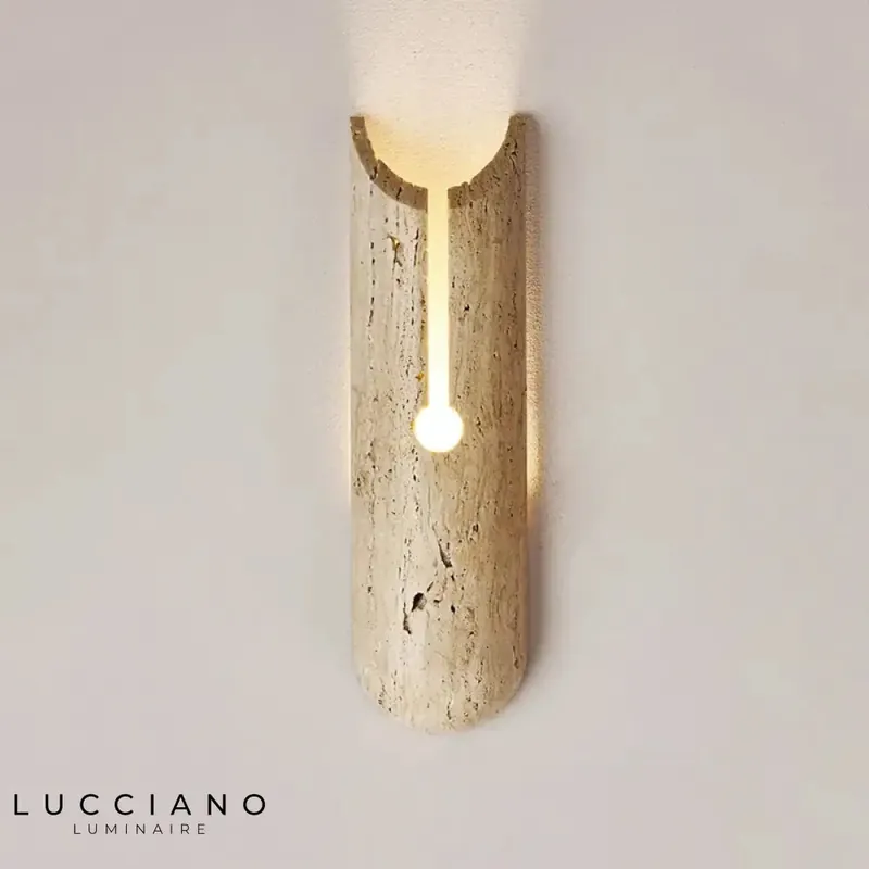 Sleek modern minimalist designer wall light.