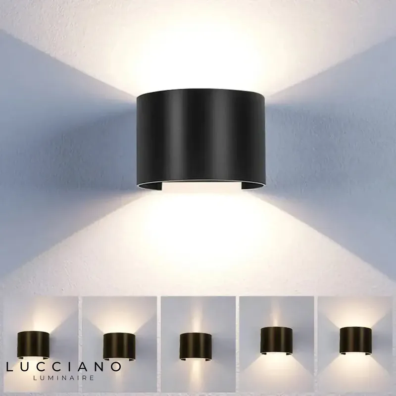 Adjustable LED wall light, contemporary aluminium design