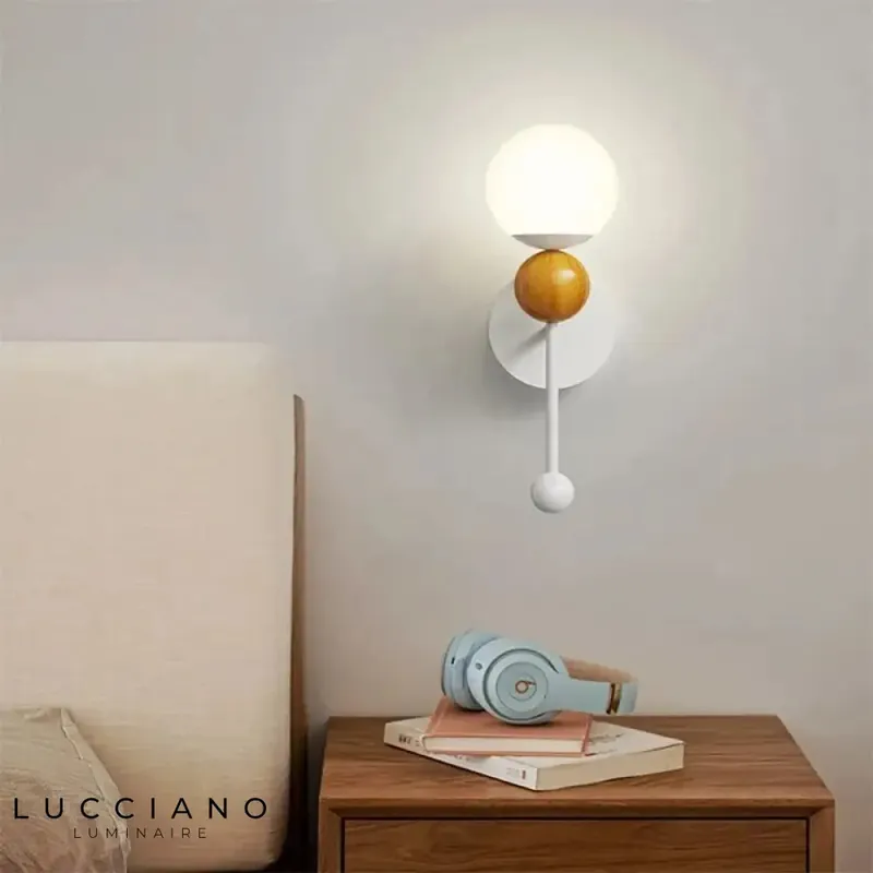 Sleek Scandinavian elegant LED wall light.