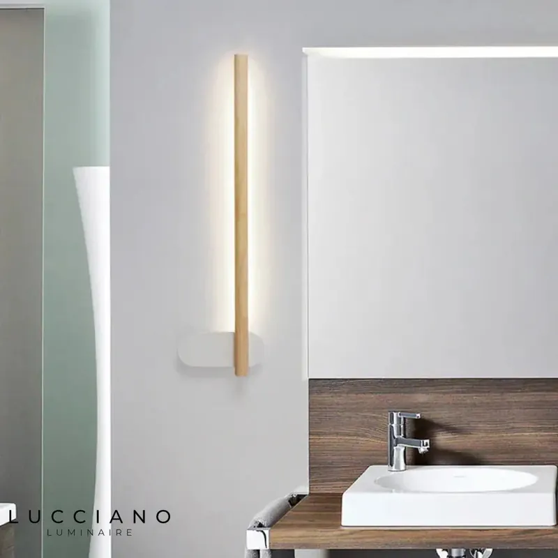 Stylish minimalist Nordic wall light.