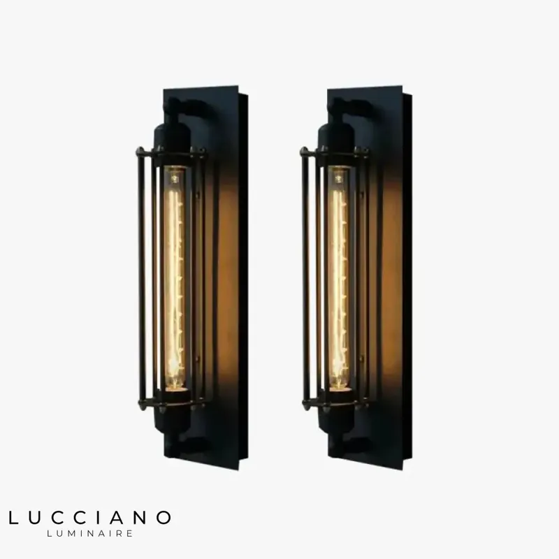 Vintage Chic Industrial Wall Lamp