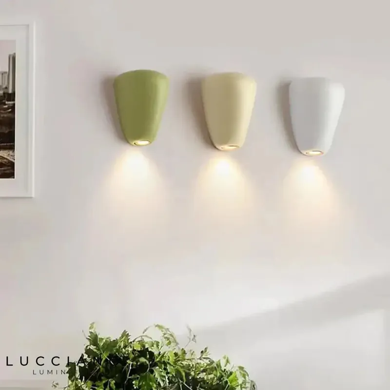 Wall light retro-luminous warm design