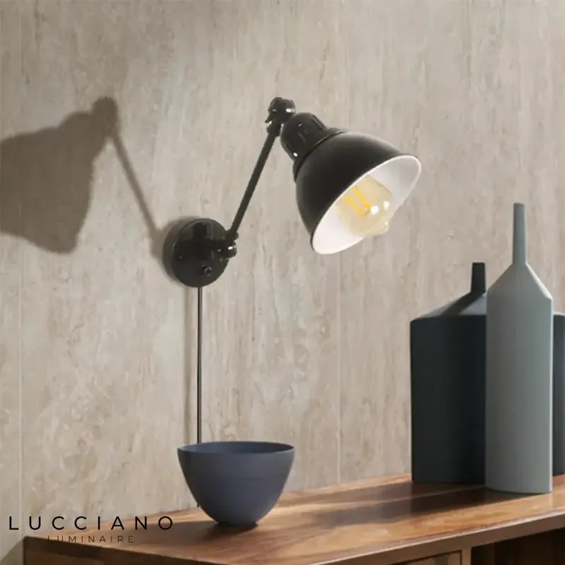 vintage wall sconce retro industrial design light fixture