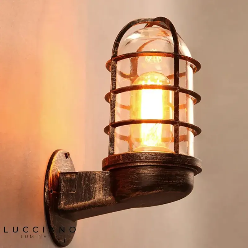 Vintage industrial wall light elegant design luminaire