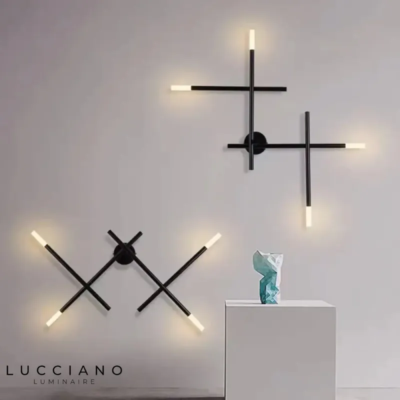 Stylish contemporary LED wall light.