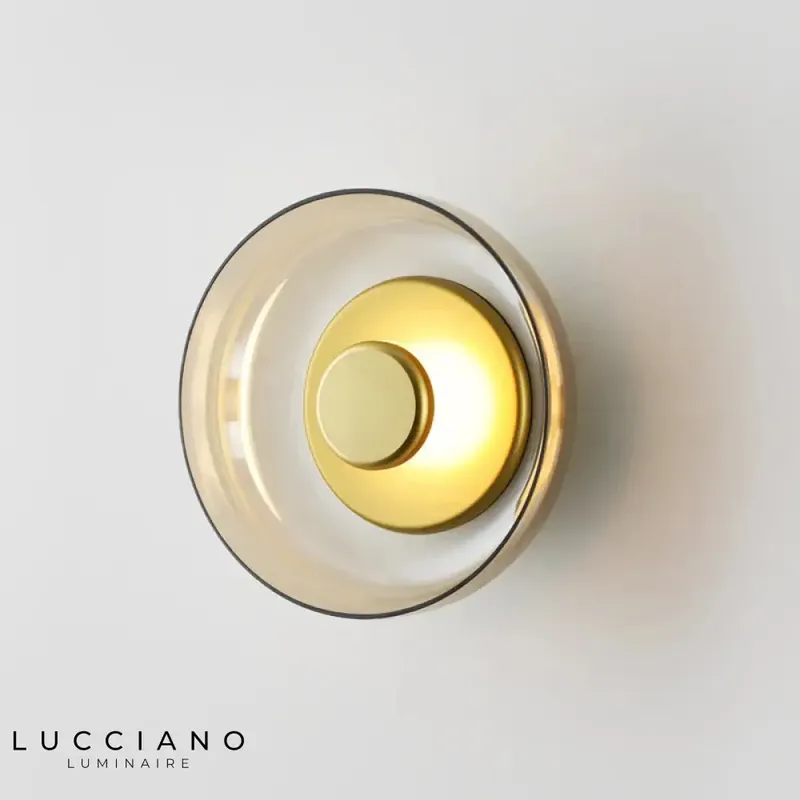 Sleek Nordic LED wall light.