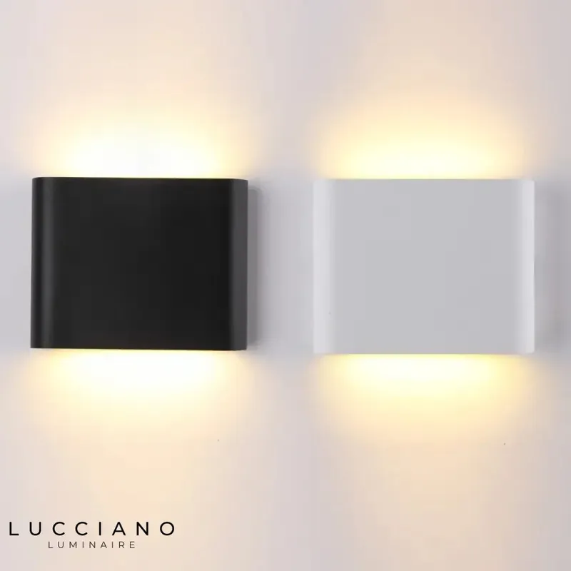 Waterproof illuminated modern design wall light