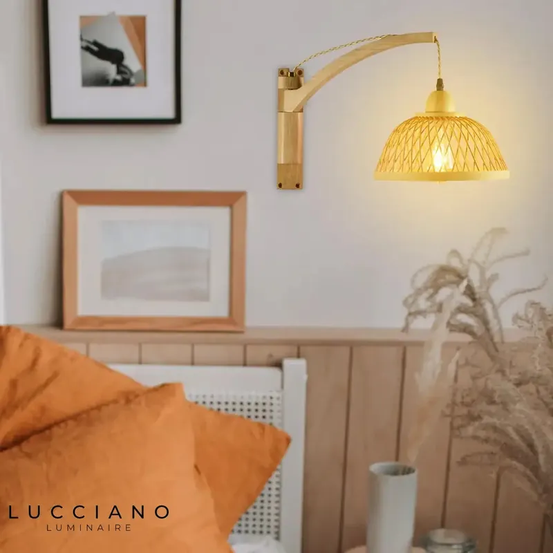 Vintage Rustic Cafe-Style Folding Wall Sconce