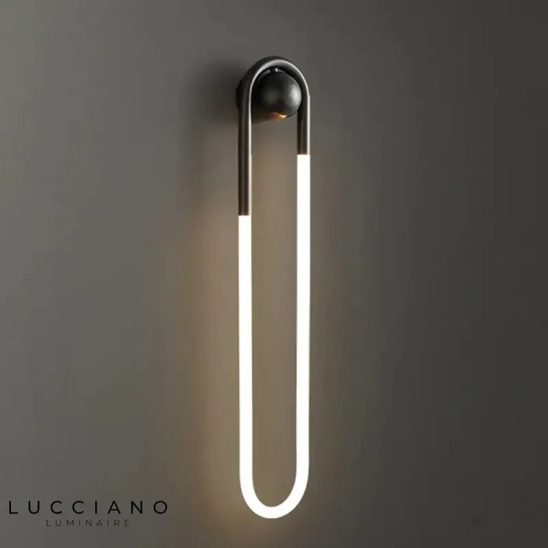 Sleek, elegant LED wall light.