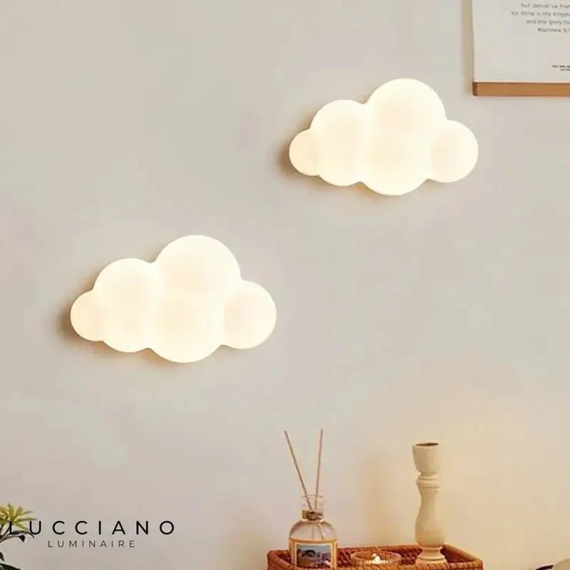 Cloud wall light stars luminous decoration