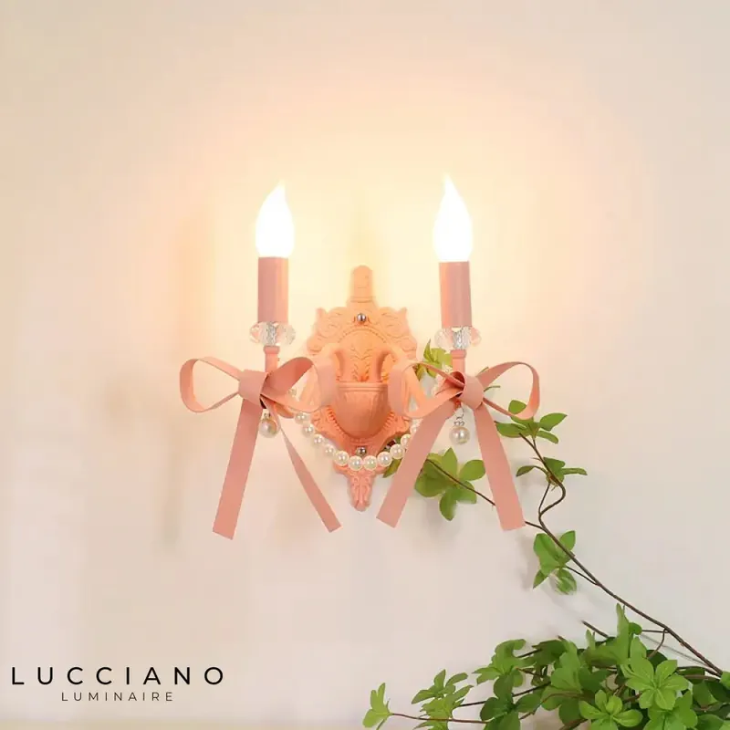 Double wall light with soft, enchanting glows.