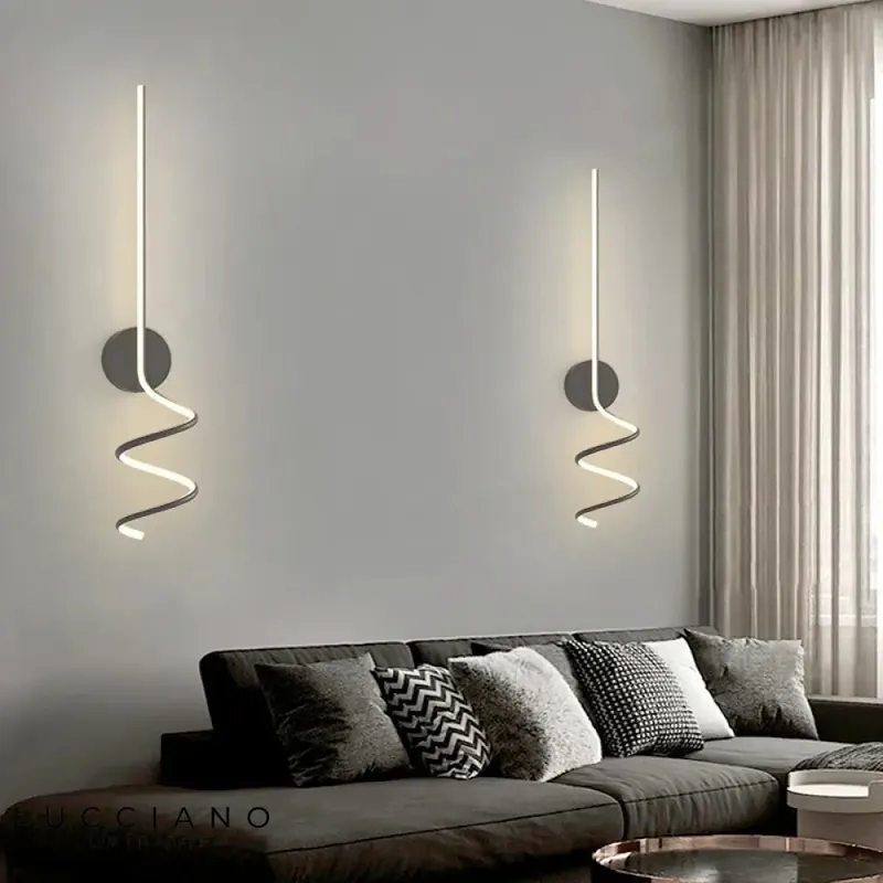 Sleek Scandinavian design LED wall light