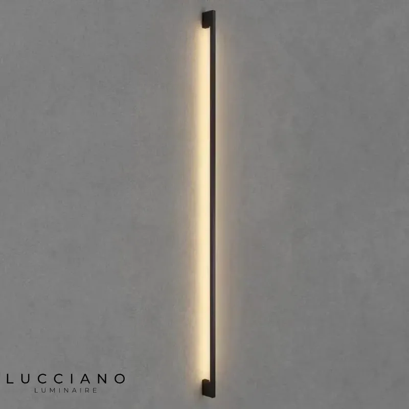 Contemporary sleek design gold LED wall light
