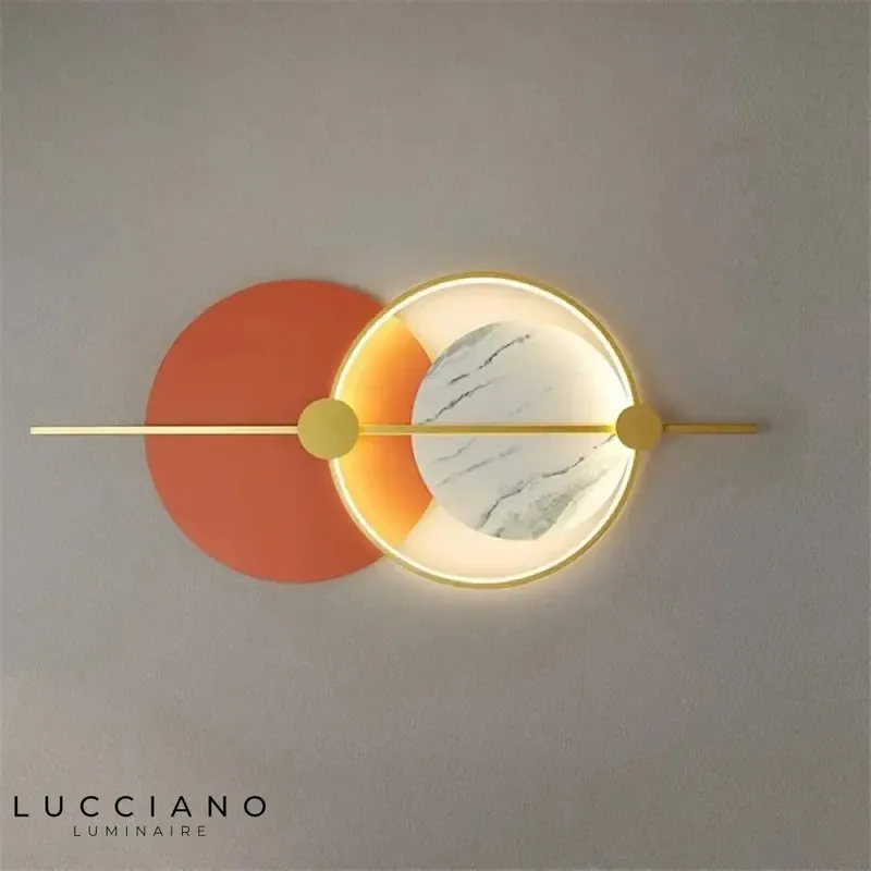Sleek Scandinavian design minimalist LED wall light