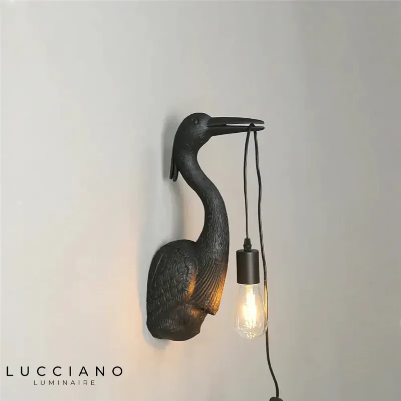 Sleek Nordic Black Wall Lamp Scandinavian Design