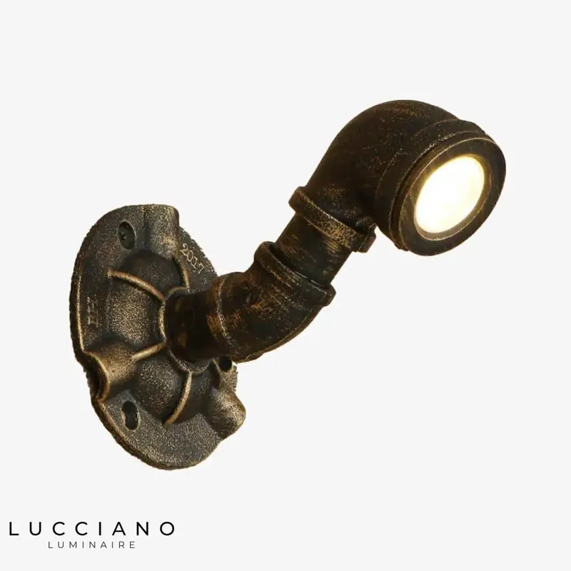 Vintage industrial decorative metal wall sconce