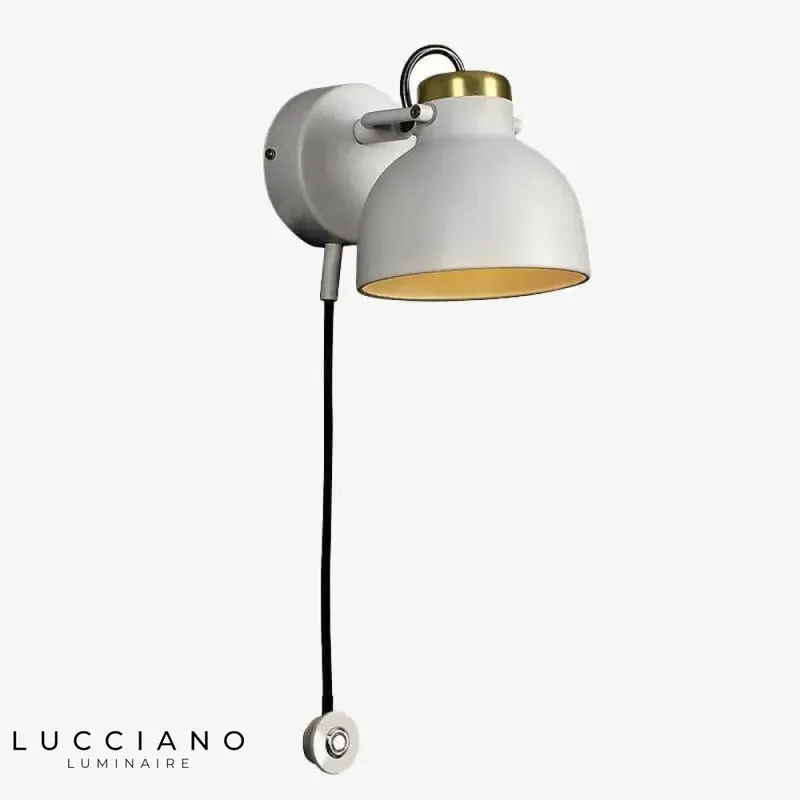 White wall light elegant design modern light