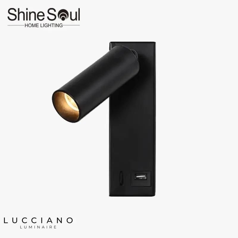Creative 3W USB Bronze LED Wall Lamp