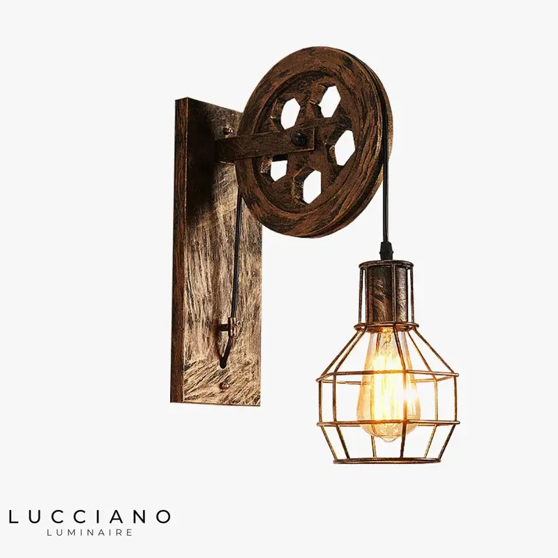 Vintage Adjustable Industrial LED Wall Light