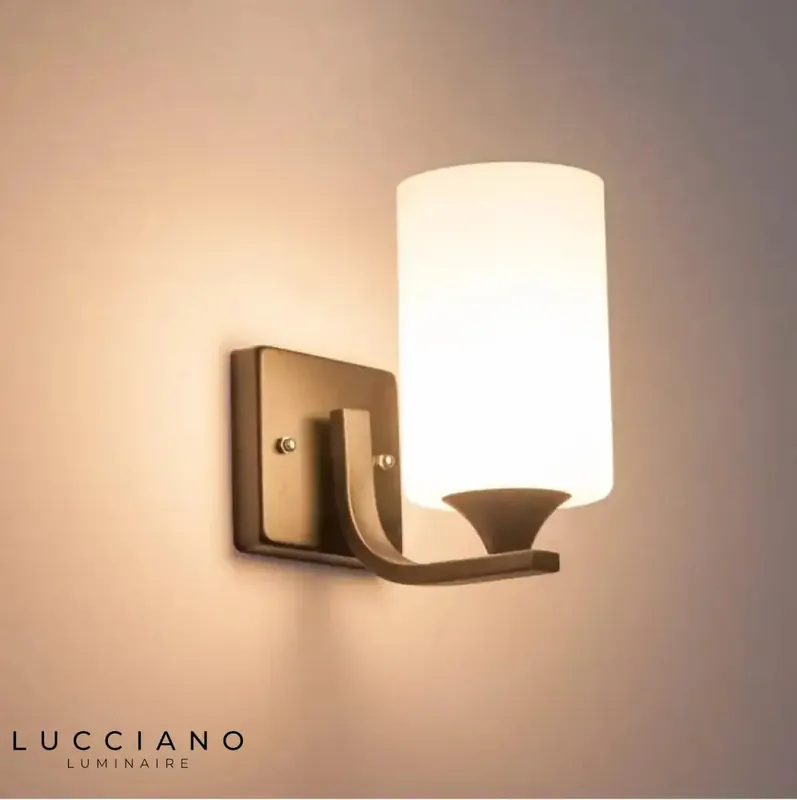 Vintage elegant retro metal wall light