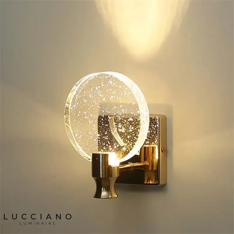 Crystal Wall Sconce Luminous Elegance