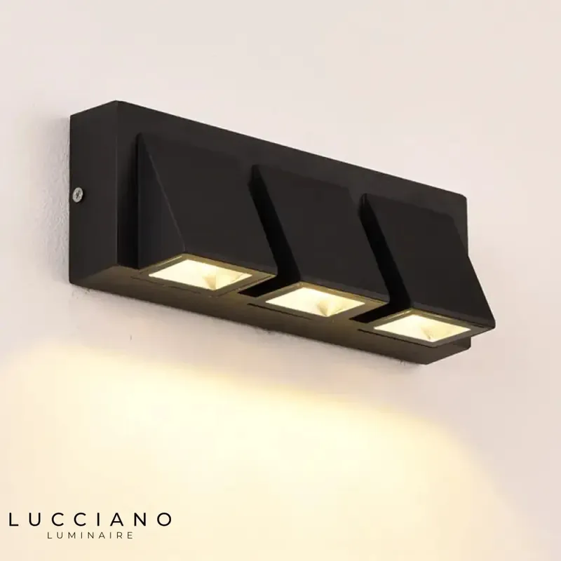 Versatile waterproof designer LED wall light