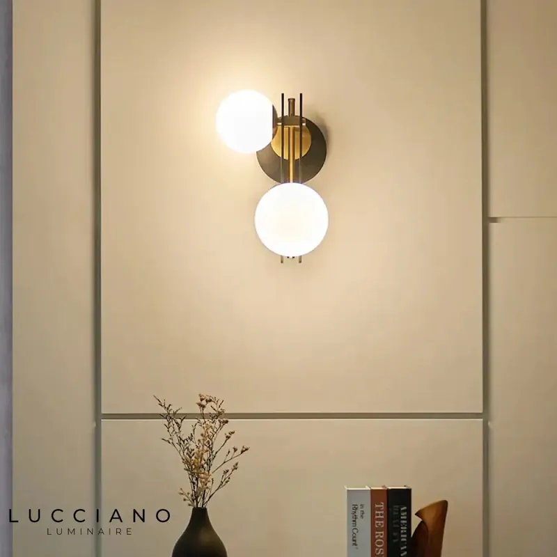 Sleek Nordic chic elegant wall light