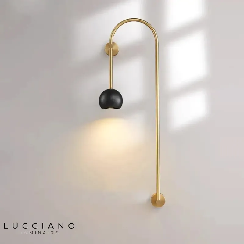 Copper wall light, unique Mediterranean sophistication